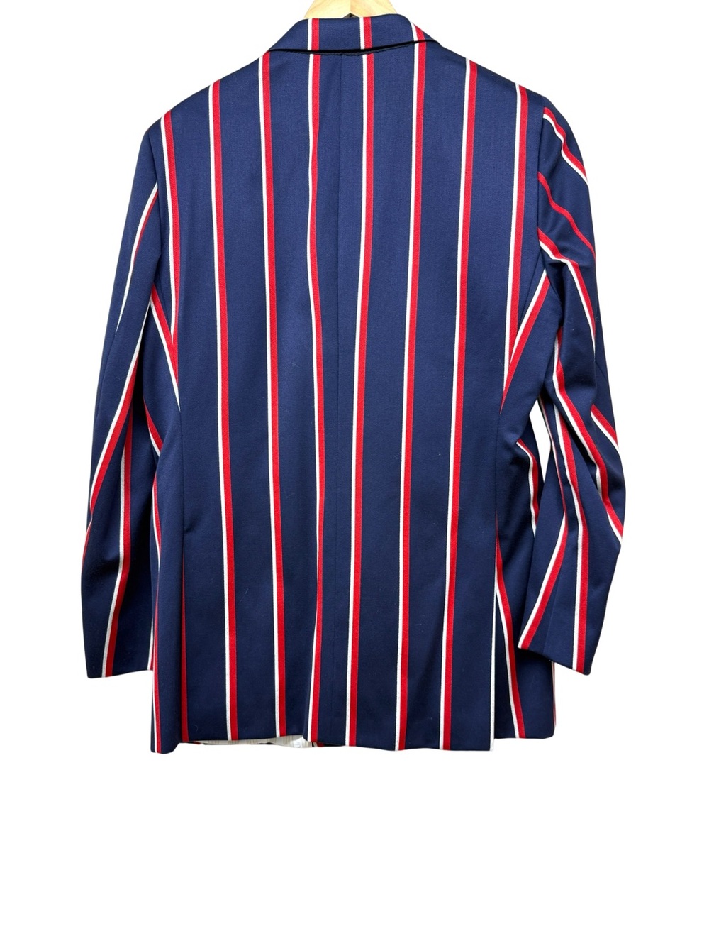 Brooks Brothers Gatsby Navy Blazer with Red & White Stripes - Picture 5 of 12